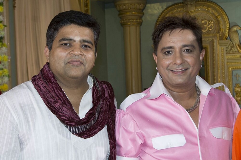 Sanjeev Gupta with Bhajan Samrat Anup Jalota